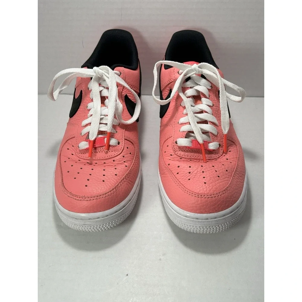 Nike Air AF1 Shoes Pink‎ Gaze Black Swoosh men's 7.5 low Top DZ4861-600